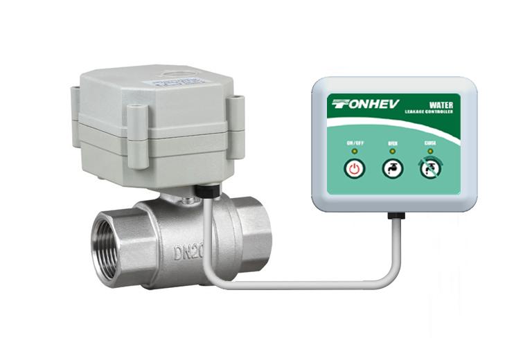 防漏水保護(hù)器-不銹鋼兩通電動閥 2N.m